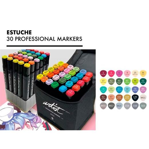 Rotuladores Canvas Luxury Artist Estuche 60 Colores Surtidos